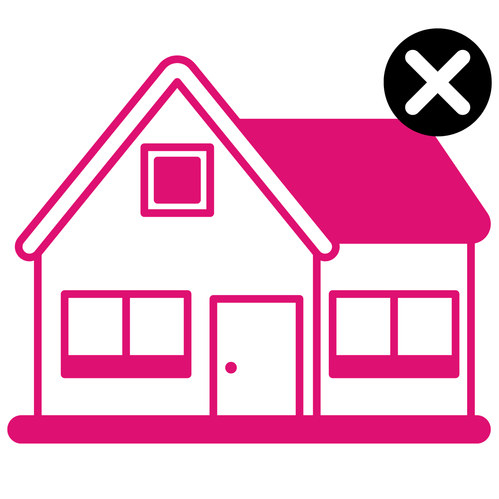Exterior of House Pink Maids