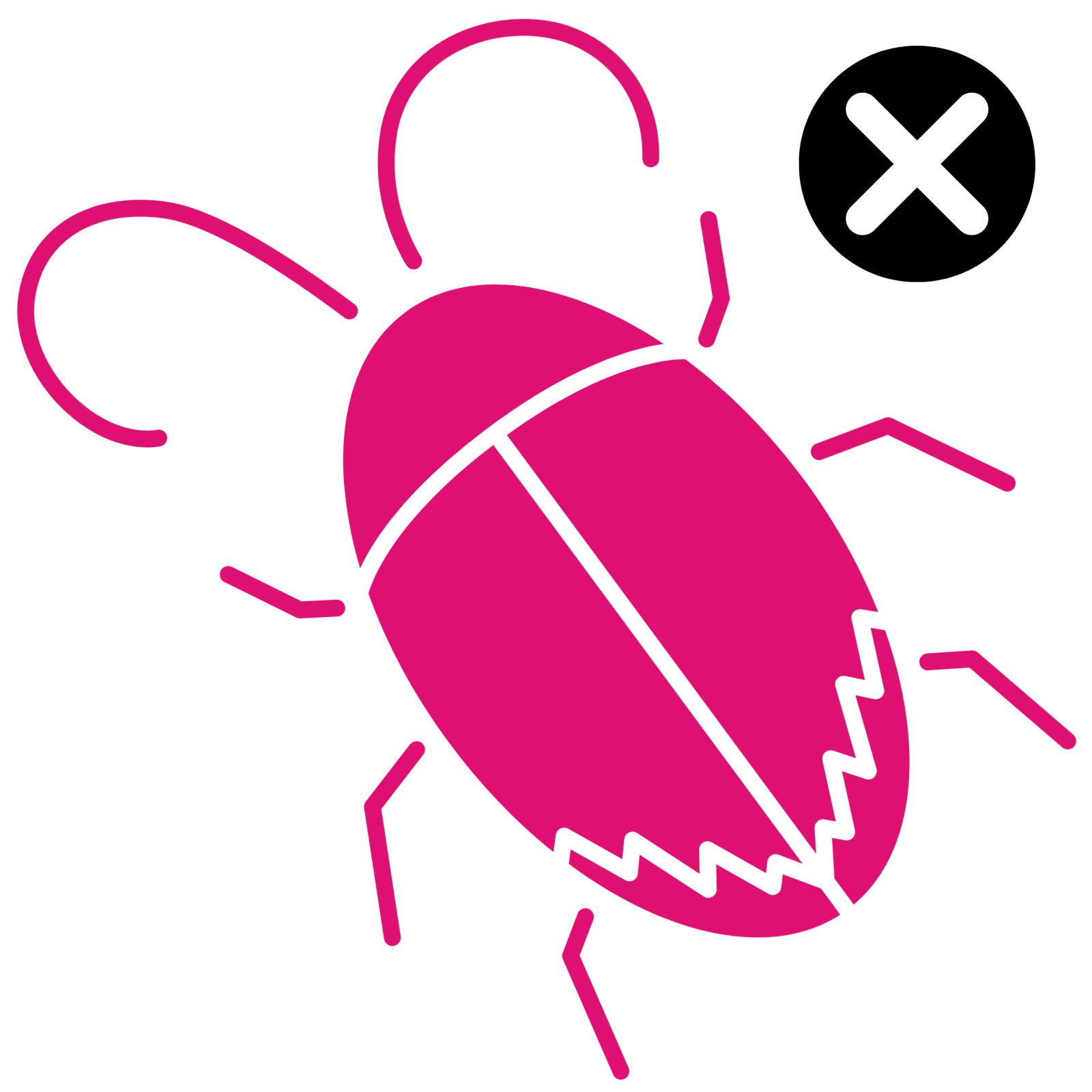 Pest Removal Icon Pink Maids